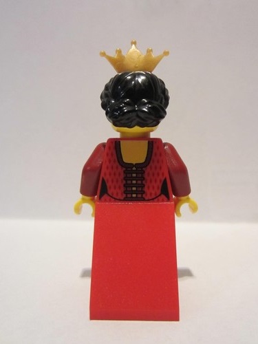 lego 2010 mini figurine cas469 Queen With Black Hair 