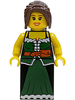 lego 2010 mini figurine cas471 Barmaid  