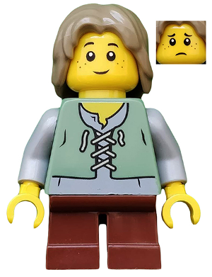 lego 2011 mini figurine cas489 Peasant