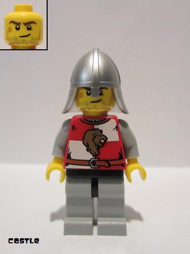 lego 2011 mini figurine cas497 Lion Knight Quarters