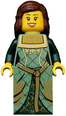 lego 2012 mini figurine cas503 Green Princess  