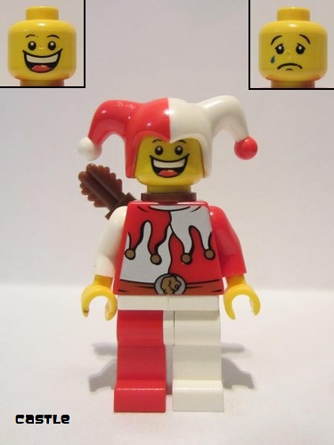 lego 2012 mini figurine cas512 Jester With Quiver (Chess Knight) 