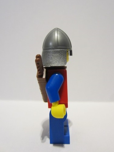 lego 2022 mini figurine cas564 Lion Guard Female, Flat Silver Neck-Protector, Quiver, Winking 