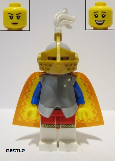 lego 2022 mini figurine cas568 Lady of the Brave Lion Knights