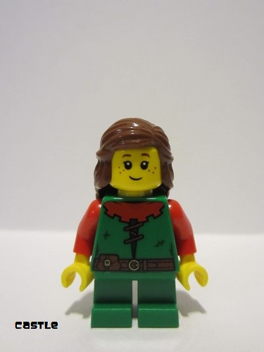 lego 2022 mini figurine cas573 Forest Girl