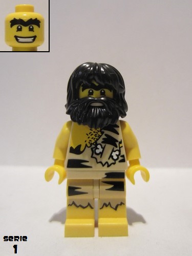 lego 2010 mini figurine col003 Caveman  