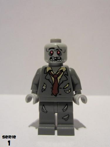 lego 2010 mini figurine col005 Zombie . .