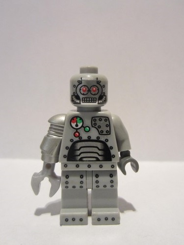 lego 2010 mini figurine col007 Robot . .