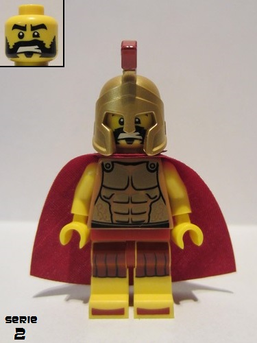 lego 2010 mini figurine col018 Spartan Warrior