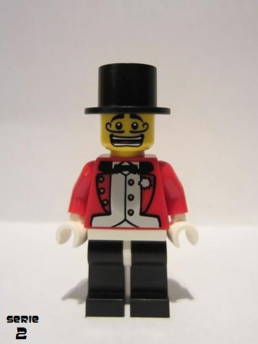 lego 2010 mini figurine col019 Circus Ringmaster