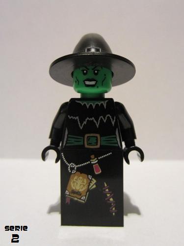 lego 2010 mini figurine col020 Witch