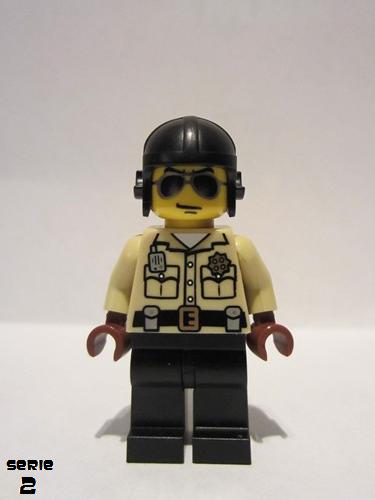 lego 2010 mini figurine col022 Traffic Cop