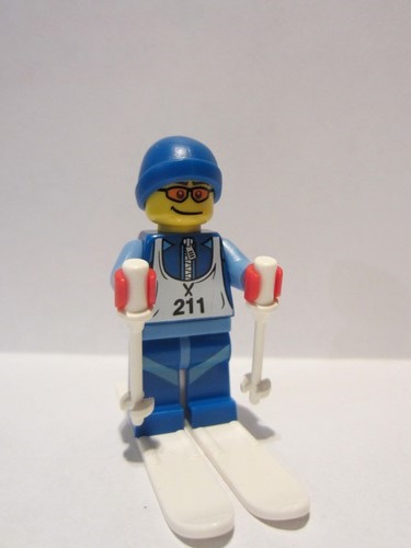 lego 2010 mini figurine col028 Skier . .
