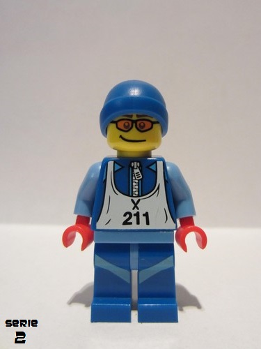 lego 2010 mini figurine col028 Skier  