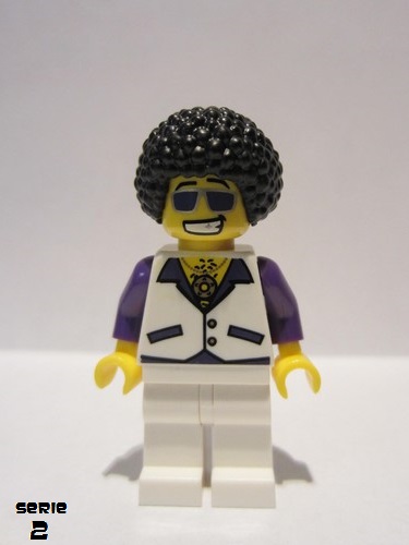 lego 2010 mini figurine col029 Disco Dude