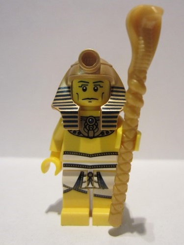 lego 2010 mini figurine col032 Pharaoh . .