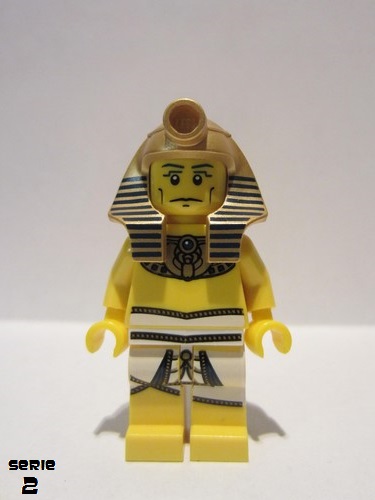 lego 2010 mini figurine col032 Pharaoh . .