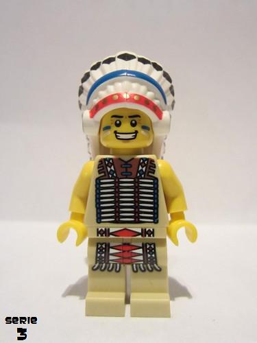 lego 2011 mini figurine col034 Tribal Chief