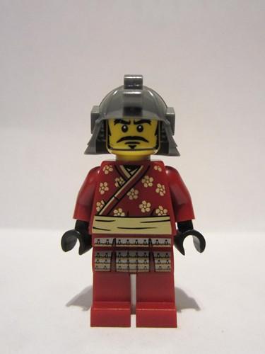 lego 2011 mini figurine col035 Samurai Warrior . .