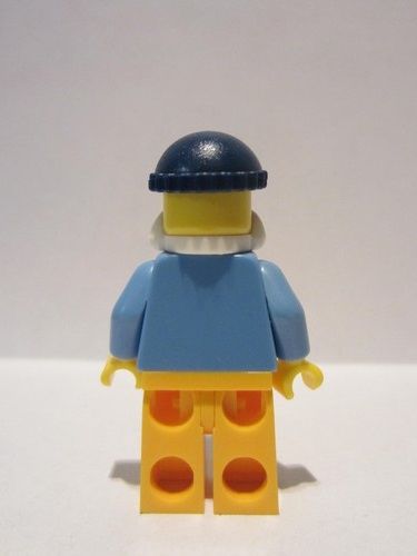 lego 2011 mini figurine col037 Fisherman Dark Blue Cap 