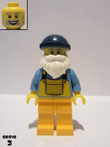 lego 2011 mini figurine col037 Fisherman