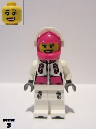 lego 2011 mini figurine col039 Snowboarder