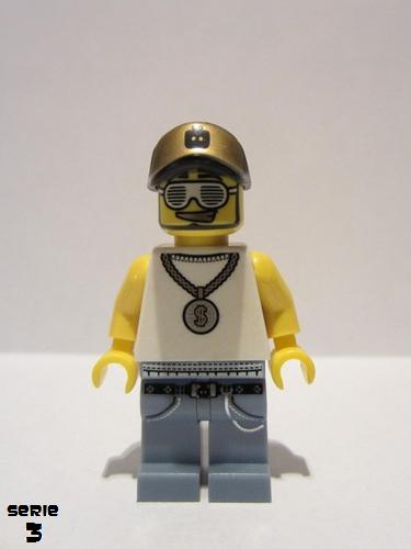 lego 2011 mini figurine col041 Rapper . .