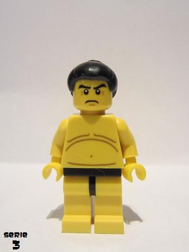 lego 2011 mini figurine col043 Sumo Wrestler