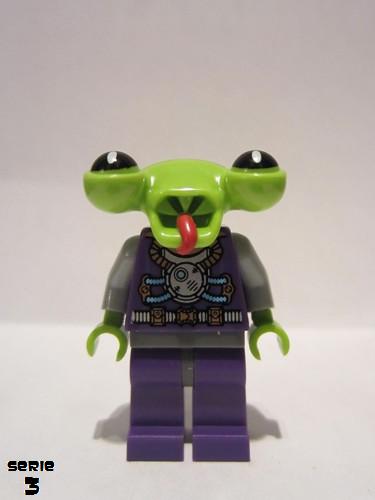 lego 2011 mini figurine col044 Space Alien  