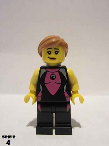 lego 2011 mini figurine col053 Surfer Girl  