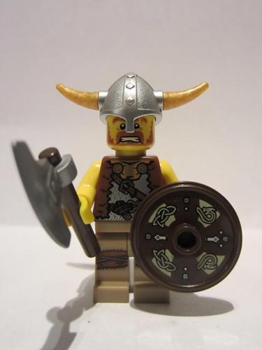 lego 2011 mini figurine col054 Viking . .