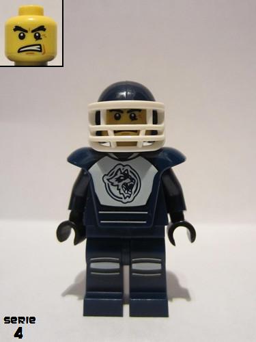 lego 2011 mini figurine col056 Hockey Player  