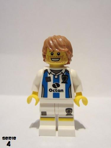 lego 2011 mini figurine col059 Soccer Player . .