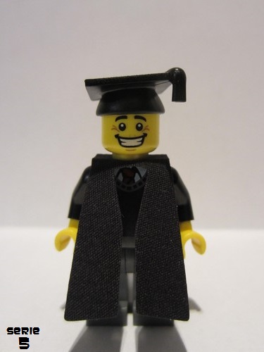 lego 2011 mini figurine col065 Graduate  