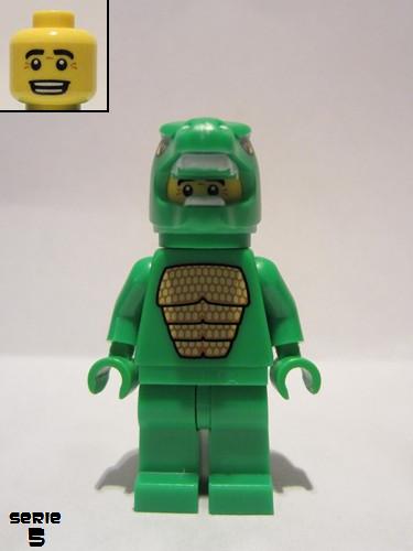 lego 2011 mini figurine col070 Lizard Man  