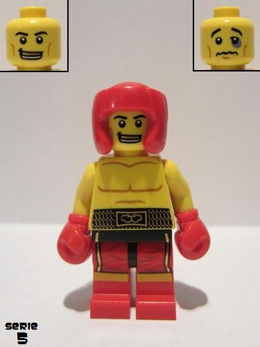 lego 2011 mini figurine col077 Boxer