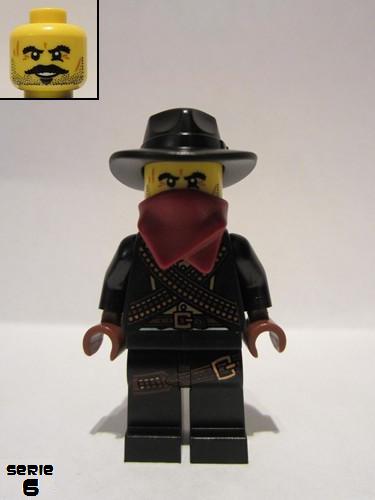 lego 2012 mini figurine col085 Bandit