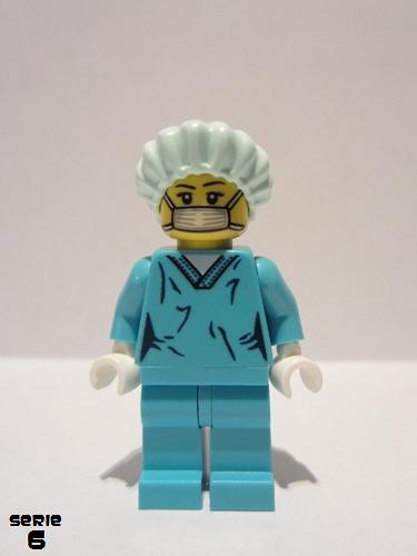 lego 2012 mini figurine col091 Surgeon . .