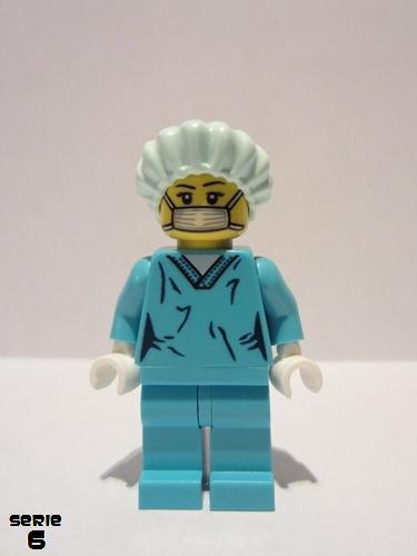 lego 2012 mini figurine col091 Surgeon