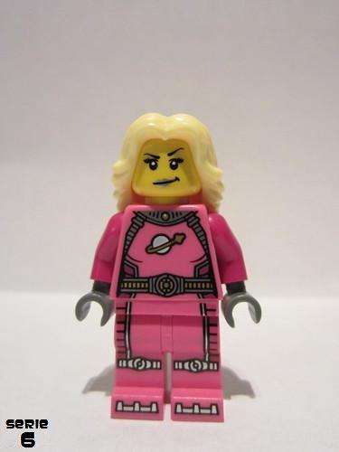 lego 2012 mini figurine col093 Intergalactic Girl  