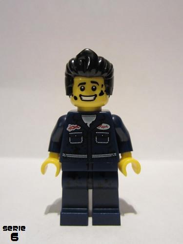 lego 2012 mini figurine col095 Mechanic