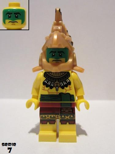 lego 2012 mini figurine col098 Aztec Warrior  