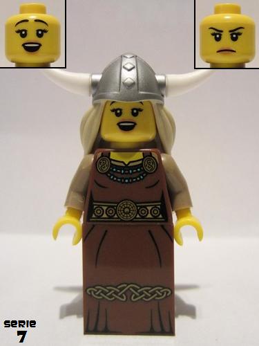 lego 2012 mini figurine col109 Viking Woman