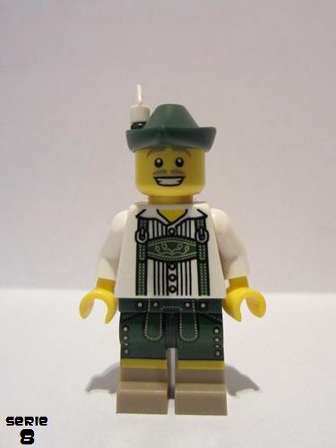 lego 2012 mini figurine col115 Lederhosen Guy