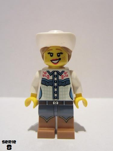 lego 2012 mini figurine col116 Cowgirl . .