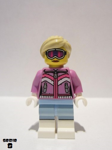 lego 2012 mini figurine col119 Downhill Skier