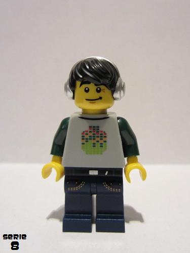 lego 2012 mini figurine col124 DJ  