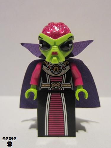 lego 2012 mini figurine col128 Alien Villainess . .