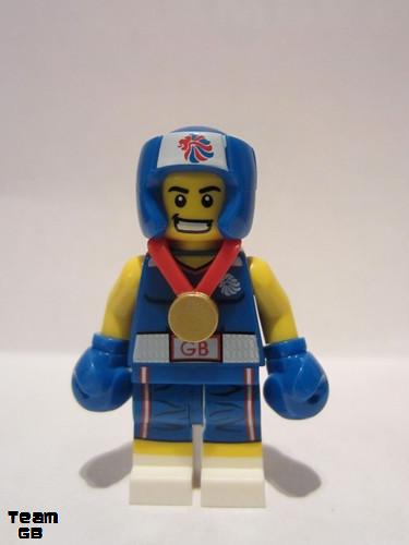 tgb001 Brawny Boxer Minifigure Team GB Lego 