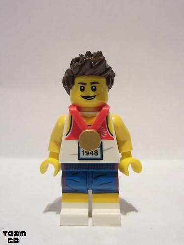 lego 2012 mini figurine tgb003 Relay Runner